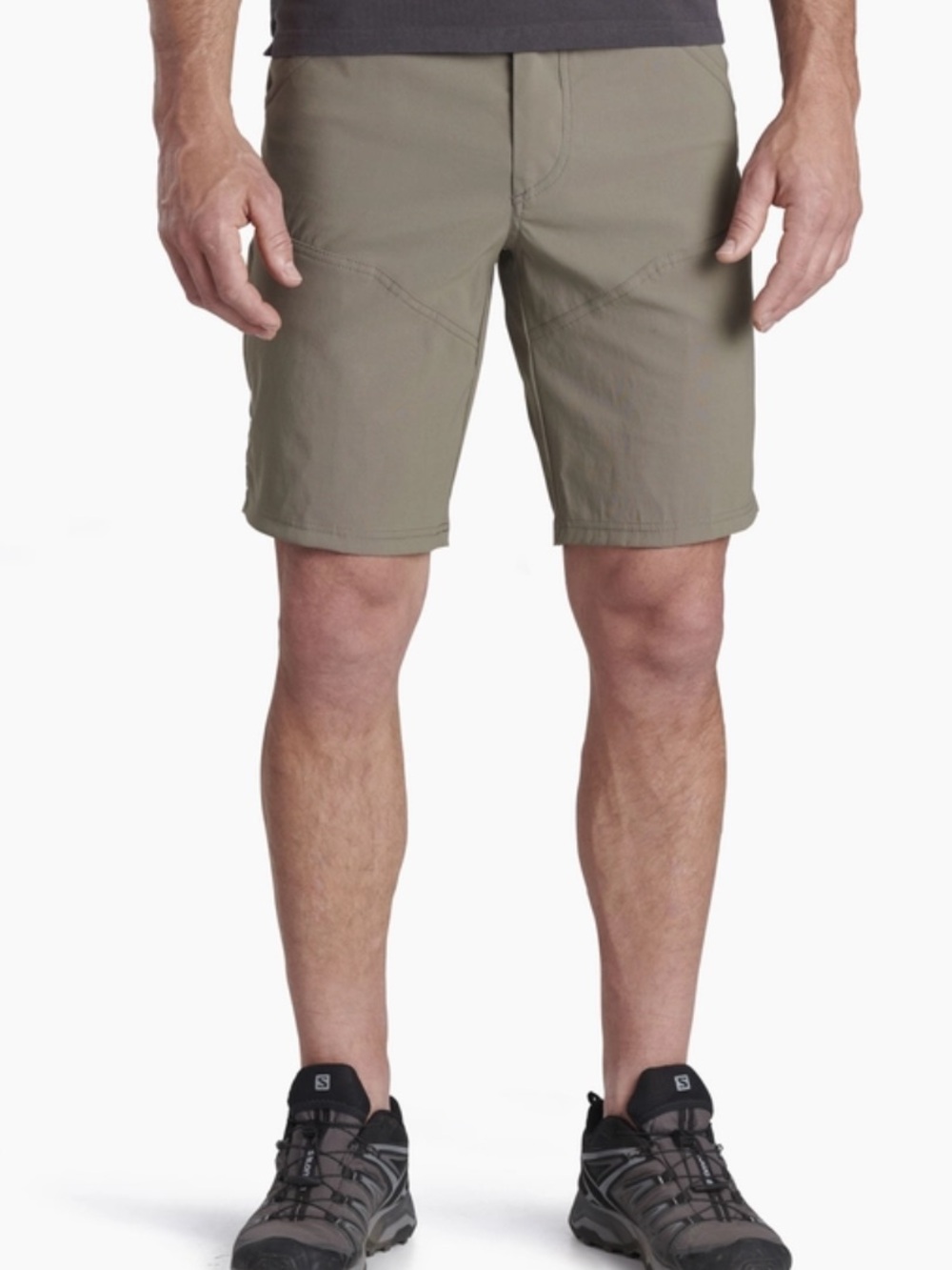 KUHL Hiking Shorts Renegade Khaki Outdoor Quick Dry Water Resistant Size 36